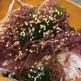 【簡単】わかめとふのりの海鮮サラダ